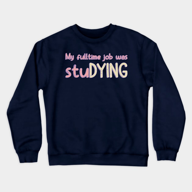 Studying Crewneck Sweatshirt by otastd